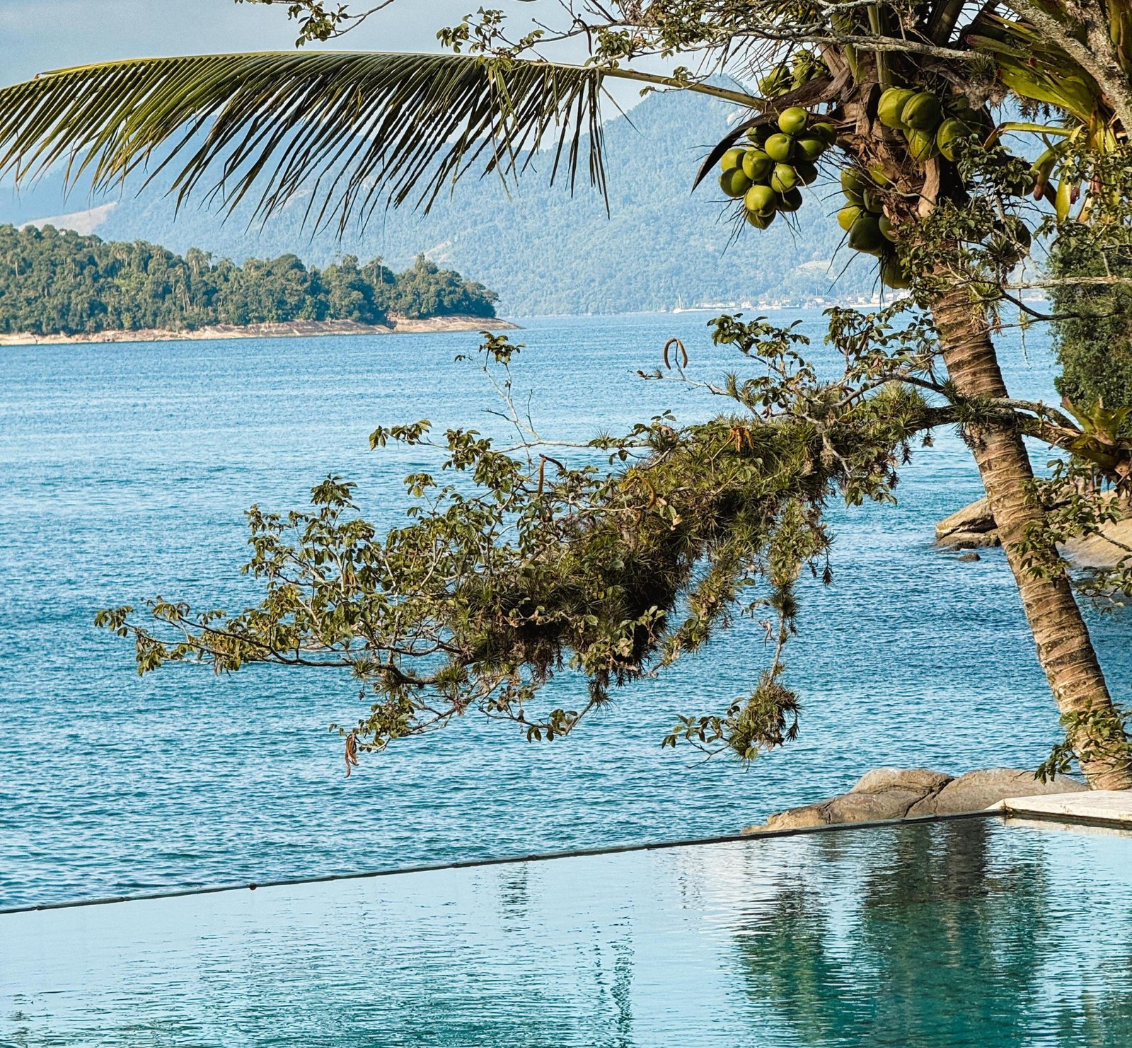 Vista da piscina